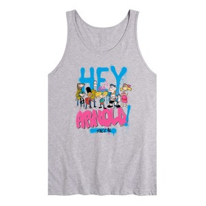 Men's - Hey Arnold! - Arnold Spray Paint 96 Graphic Tank Top - 1 of 2