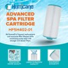Hurricane 3 Pack HF5H402-01 Advanced Spa Filter Cartridge Replacement for PJW40SC-F2M, Unicel 5CH402, Filbur FC-2811, Hermosa, Redondo, Del Sol Spas - 2 of 4