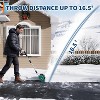 Cordless Snow Shovel, with 20V 4.0Ah Battery & Charger, Brushless Motor, Clears Paths Up to 12 in W and 8 in H, 17 Ft Throwing Distance - 3 of 4