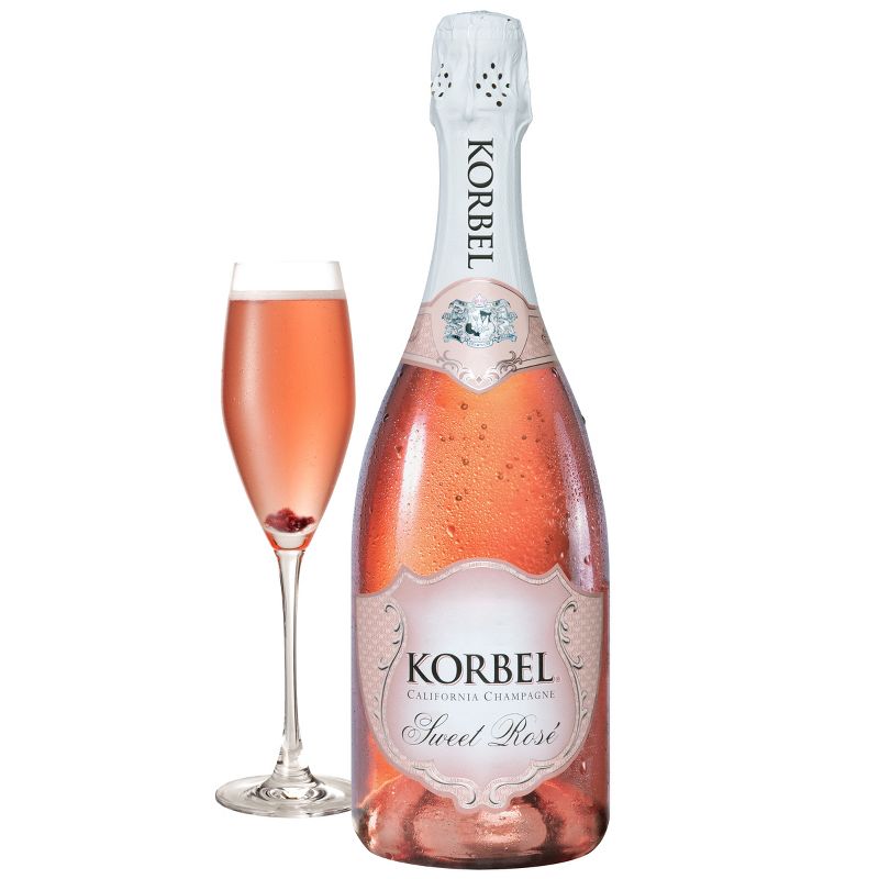 Korbel Sweet Ros&#233; Wine - 750ml Bottle, 1 of 5