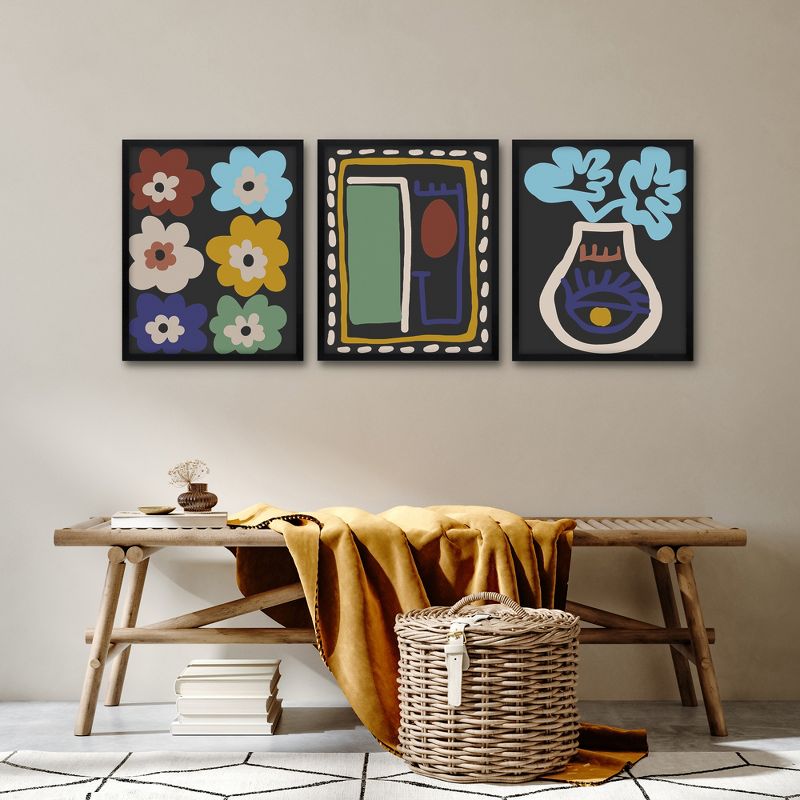 Americanflat - Abstract Wall Art Set - Garden Of Color by Miho Art Studio, 2 of 6