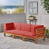 XINGHANZHENXUAN White 3-Piece Patio Sofa Set, Modular Outdoor Sectional for Small Spaces & Balconies - 2 of 4