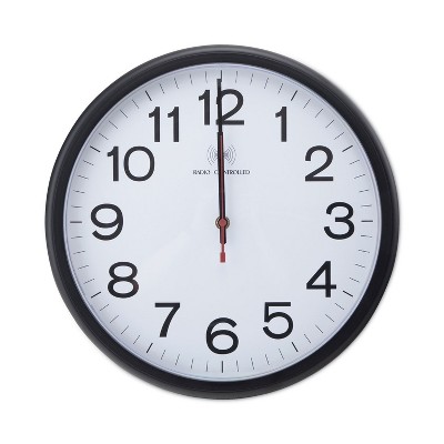 Universal Deluxe Atomic Clock - 13.5" -  Black