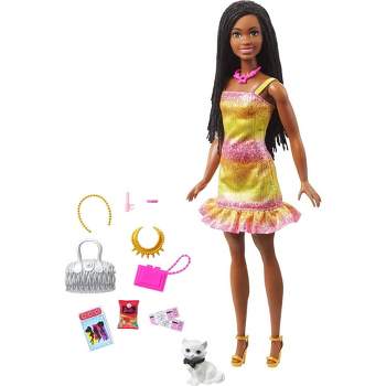 Barbie Extra Fancy Doll - Floral 2pc Gown : Target
