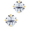 SHINE by Sterling Forever Sterling Silver Round Cut Prong Set Stud Earrings - 3 of 4