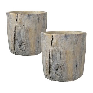 Gulches Set of 2 6.5*6.5*6.5" Fillmore Planter,Small Round - 1 of 4