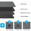 LunaLulinlk Coffee Maker Mat, Absorbent Rubber Backed Dish Drying Mat for Kitchen, 19 x 16", Gray - 4 of 4