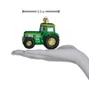 Old World Christmas Blown Glass Ornament for Christmas Tree, Tractor - 3 of 3