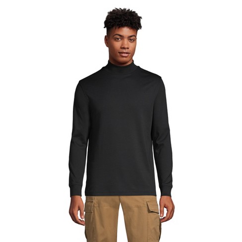 Lands' End Men's Super Soft Supima Mock Turtleneck : Target