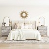 3 Drawers Dresser for Bedroom - Modern Wood Carved Chest of Drawers Cabinet, Farmhouse Wide Dressers with Drawers - 3 of 4