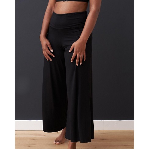 Black Maternity Band Jogger Pants– PinkBlush