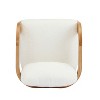 Okak Modern Stylish Design Home Dining Chairs for Kitchen Dining Room,Small Boucle Upholstered Seating Dining Chair Set of 2 - 4 of 4