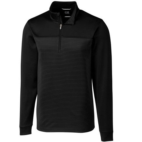 Mens Quarter Zip Black