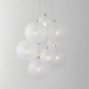 ET2 Lighting Burst 9 - Light Pendant in  Satin Nickel - 2 of 3