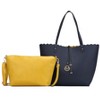 MKF Collection Amahia Women’s Reversible Shopper Tote Bag with Crossbody Pouch by Mia K - 2 of 4