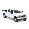 1/64 2004 F-250 Super Duty Crew Cab Pickup Truck White Motormax 400244 - 2 of 4