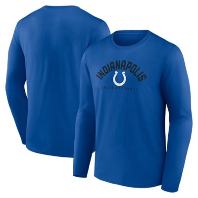 Nfl Indianapolis Colts Men's Long Sleeve Core T-shirt : Target