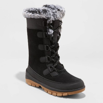 womens wide width waterproof winter boots