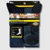Dickies Men's 6pk Moisture Control Crew Socks - Navy Blue 6-12: Midweight Knit, Tagless, Solid Pattern - 3 of 4