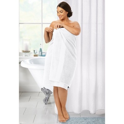 BrylaneHome BH Studio Oversized Towel Bath Sheet - White