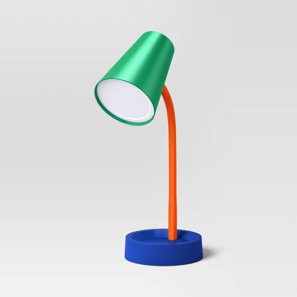 Task Table Lamp Green/Blue/Orange Color Block - Room Essentials™