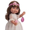 JC Toys Chloe 15" Royal Collection Fashion Doll Long Brown Hair All vinyl Posable Doll - 2 of 4