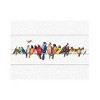 "Large Bird Menagerie Ii" Outdoor All-Weather Wall Decor - 2 of 4