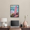 Art Remedy Colorful Surfboard in the Sand Colorful Coastal Wall Art Framed - 2 of 4