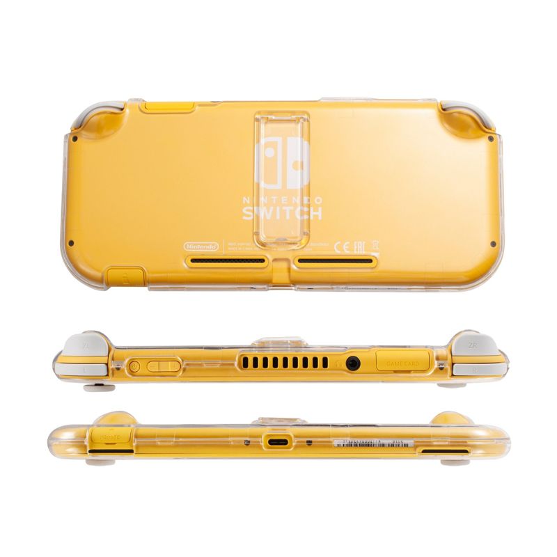 Insten Insten Clear Case for Nintendo Switch Lite, Hard PC Protective Shell Cover with Stand, Shockproof & Anti Scratch, 5 of 10