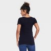 Short Sleeve Seamless Ribbed Scoop Neck Maternity T-Shirt - Isabel Maternity by Ingrid & Isabel™ - 2 of 3