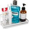 LunaLulinlk Toothbrush Holders for Bathrooms, 4 Slots Rustproof Metal Tooth Brushing Organizer with Drainage White - 2 of 4