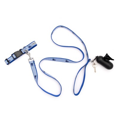 The Worthy Dog Gingham Whales Dog Leash Target