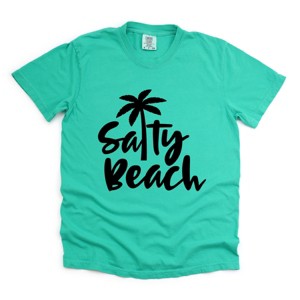 Simply Sage Market Salty Beach Garment Dyed Tee - 1 of 4