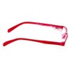 Calabria 736 Designer Reading Glasses in Red +1.50 136mm Frame/136mm Lens Width - 3 of 4