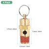 Unique Bargains Brass Automatic Safety Control Threaded Air Compressor Pressure Release Valve 4 Pcs - 3 of 4