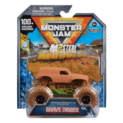 Monster Jam 1:64 Grave Digger Monster Truck, See-Thru Crew Series