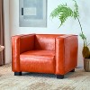 GDFStudio Minkler Contemporary Faux Leather Club Chair - 2 of 4
