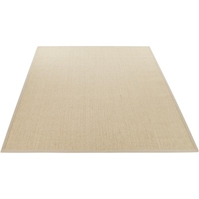Eco-Friendly Hand-Knotted Wool Area Rug in Light Grey, 8' x 10'
