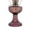 Aladdin Amethyst Lincoln Drape Table Oil Lamp with Rose Shade and Nickel Trim, Classic Vintage Design and Bright Illumination - 3 of 4