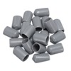 Unique Bargains Vinyl Rubber Screw Thread Bolt Plug Round Tube Insulated Protective Caps 20 Pcs - 4 of 4