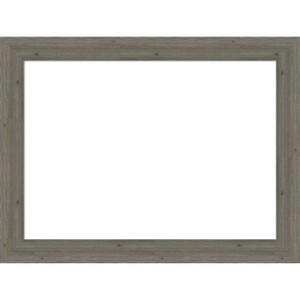 Amanti Art Fencepost Brown Narrow Framed Dry Erase Magnetic Board - 1 of 4