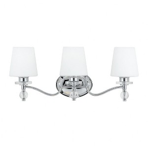 Quoizel Lighting Hollister 3 - Light Vanity in  Polished Chrome - 1 of 3