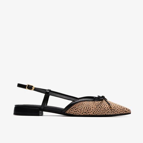 Обувь Clarks Womens Sensa 15 Bow Animal Print Shoes 9 Medium