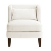 Corduroy Upholstery Modern Accent Chair with Foam Seat, Reversible Cushions, Removable Cover and Pillow - 2 of 4