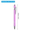 Unique Bargains Metal Black Ink Medium Point Touch Screens Ballpoint Pen Style 1 6 Pcs - 2 of 4