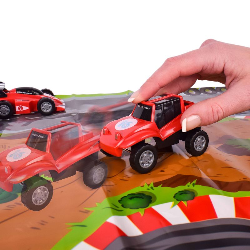 Maxx Action Mini Race and Off Road Vehicles w/ Play Mat &#8211; 10pk, 5 of 8