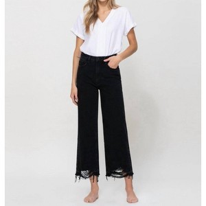 Women's Super High Rise Wide Leg Jean - FLYING MONKEY - 1 of 3