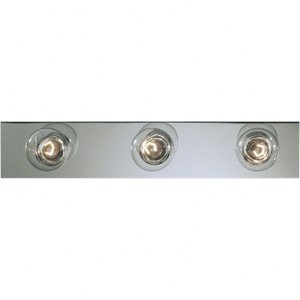 Progress Lighting Broadway Collection 3-Light Bath Strip, Polished Chrome, Steel, Up/Down Mounting, Shade Included - 1 of 2