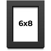 PosterPalooza | Photo Size Flat Black Picture Frame - UV Acrylic, Foam Board Backing, Hanging Hardware - 2 of 4