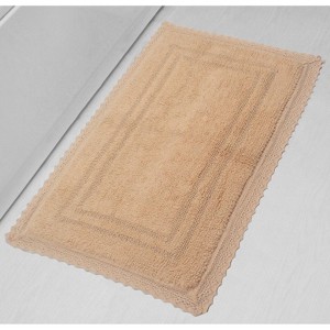 Opulent Collection Cotton Reversible Tufted Bath Rug - Home Weavers - 1 of 4